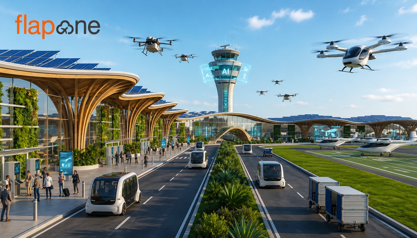 Airports of the Future: Smart and Autonomous Infrastructure