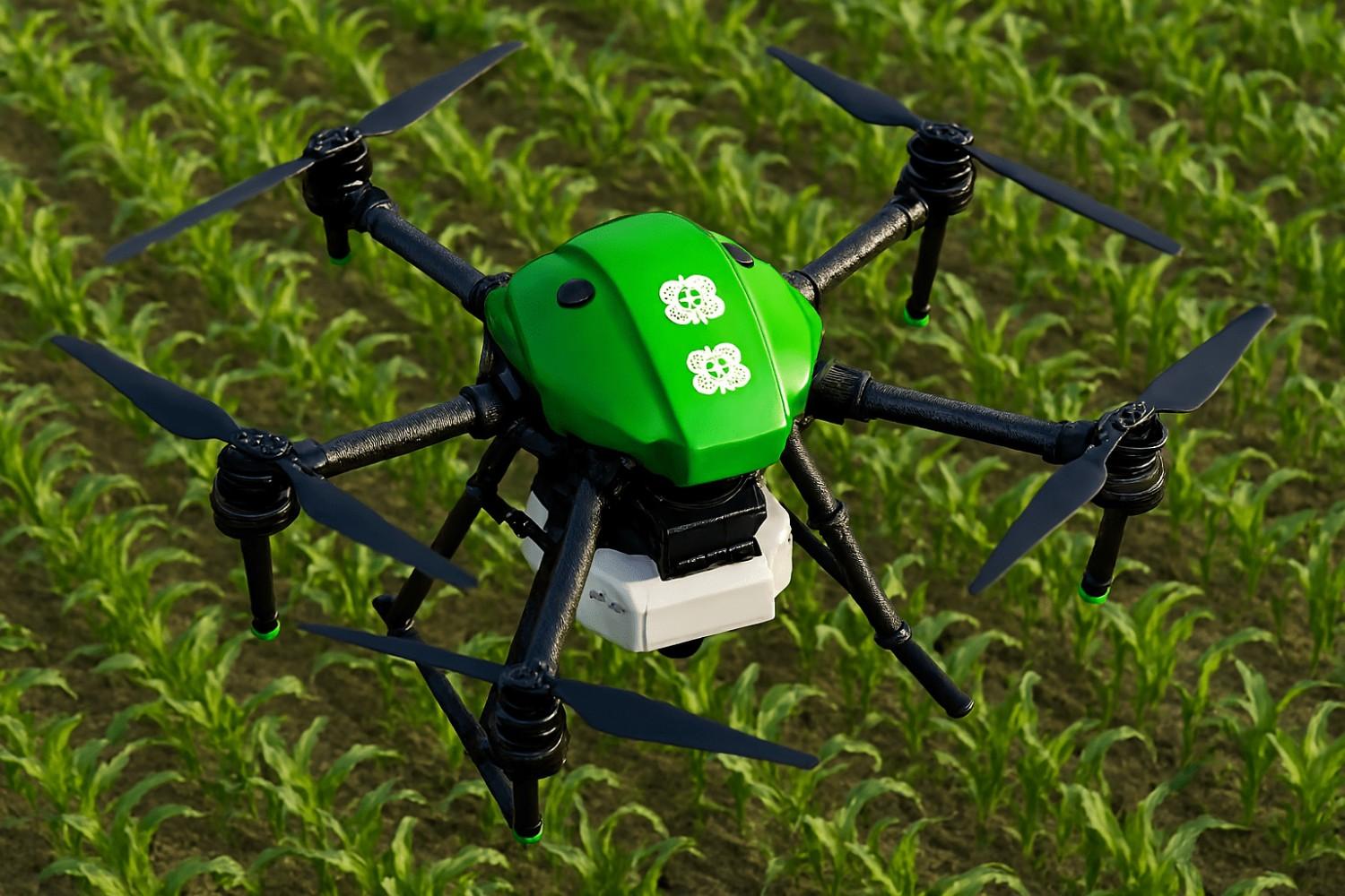 Wow Go Green Krishi Viman KV-10 Drone for Reliable Spraying and Seed Spreading (Agriculture) - image 3
