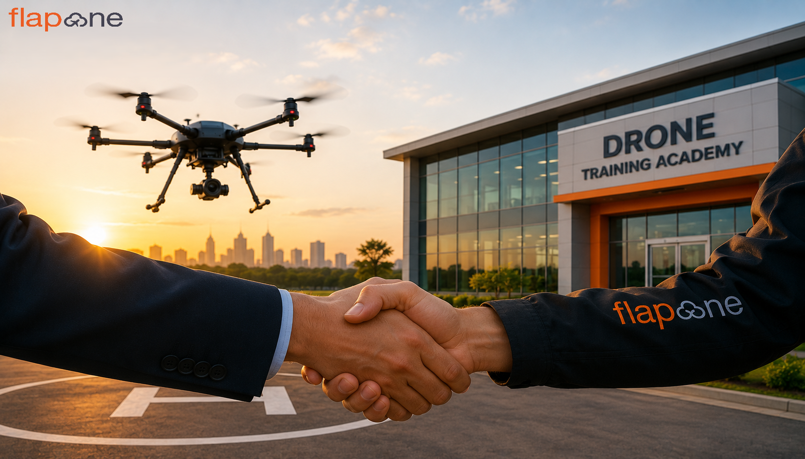 Flapone Aviation & Schnell Informatics join hands to provide a DGCA Drone Pilot Training Course with Job Assurance