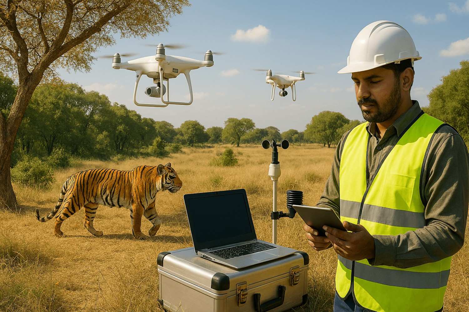 Environmental Monitoring Drone Services in India