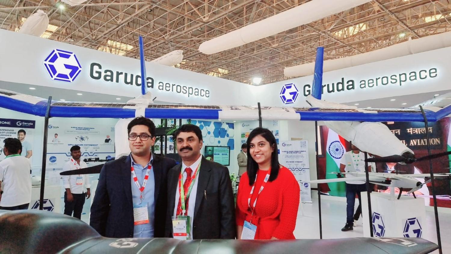 Vice President of India Launches the Drone Designed by Garuda Aerospace
