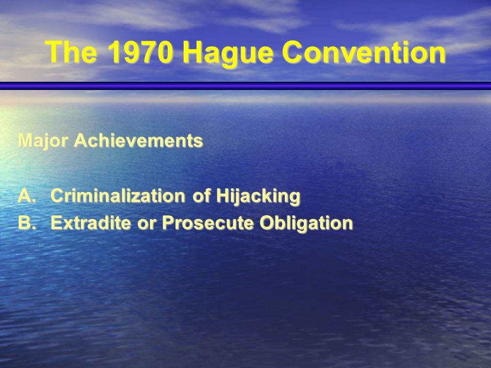 The Hague Convention, 1970 - image 1
