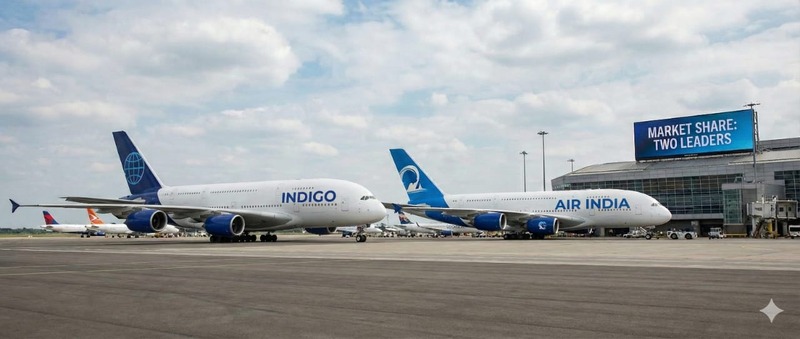 A Major Share is Taken by Only Two Airlines - image 1