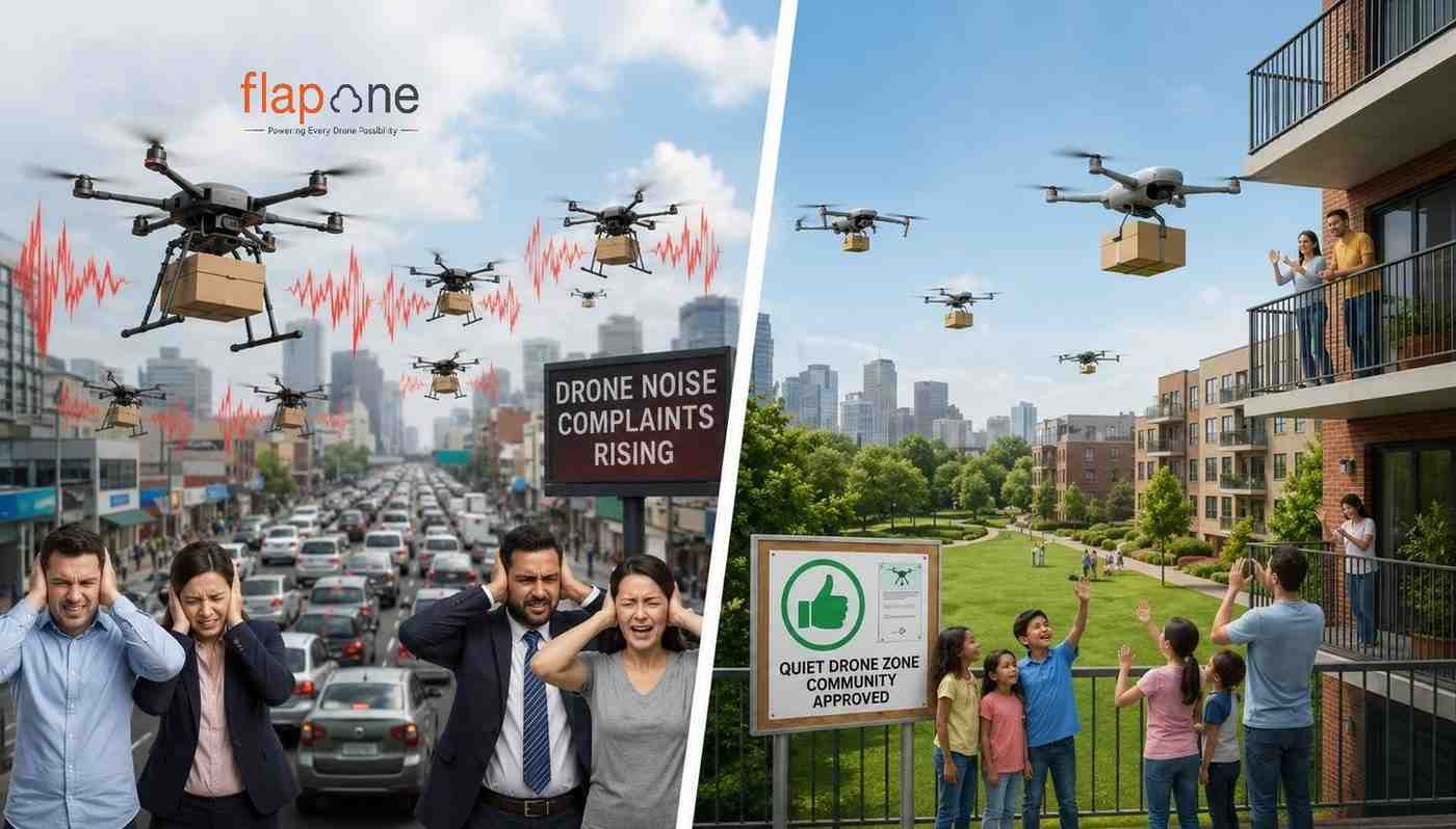 Noise Pollution & Public Acceptance of Drone Flights