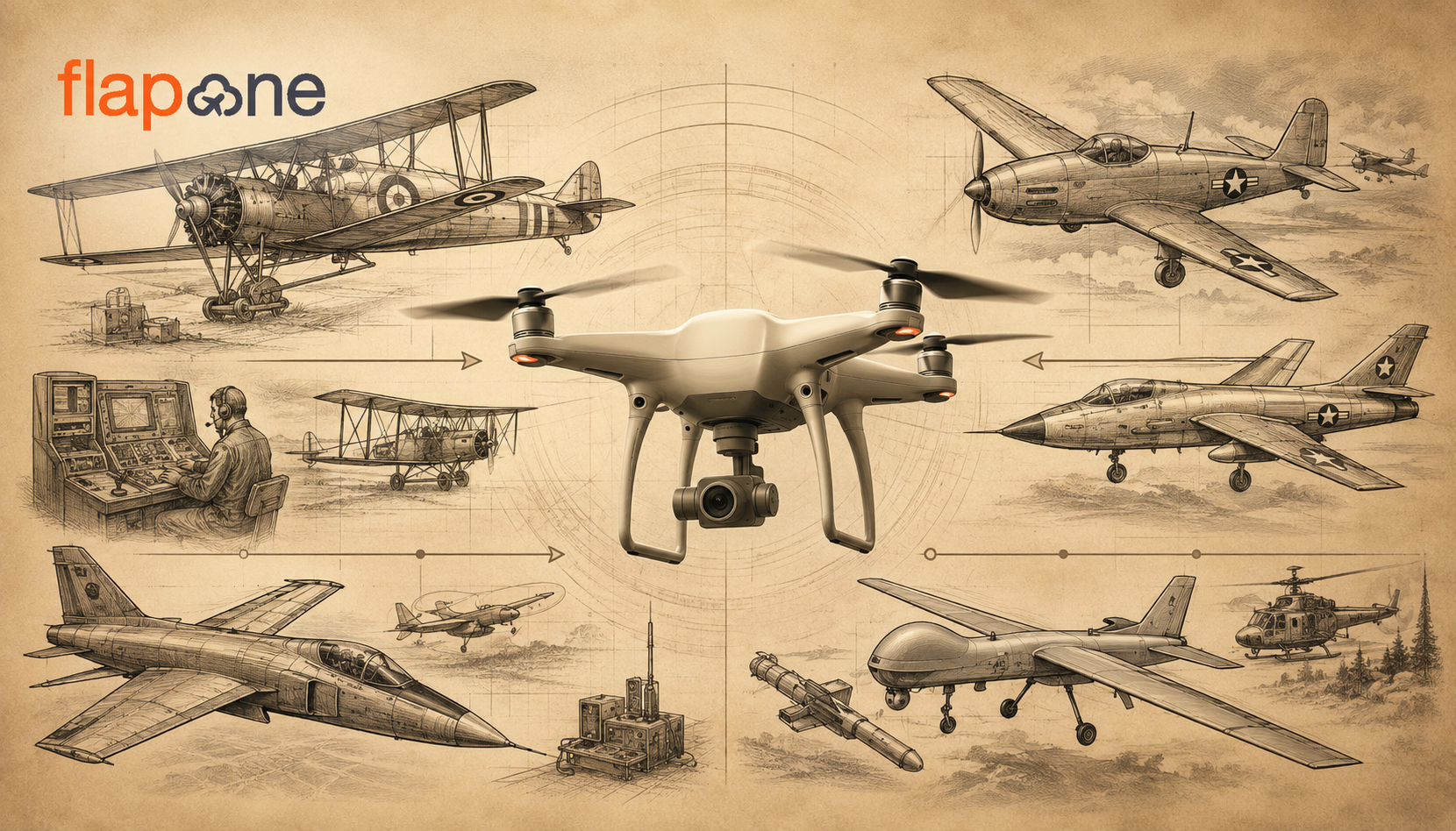 Origins of Drone Technology: From Military Experiments to Early UAVs