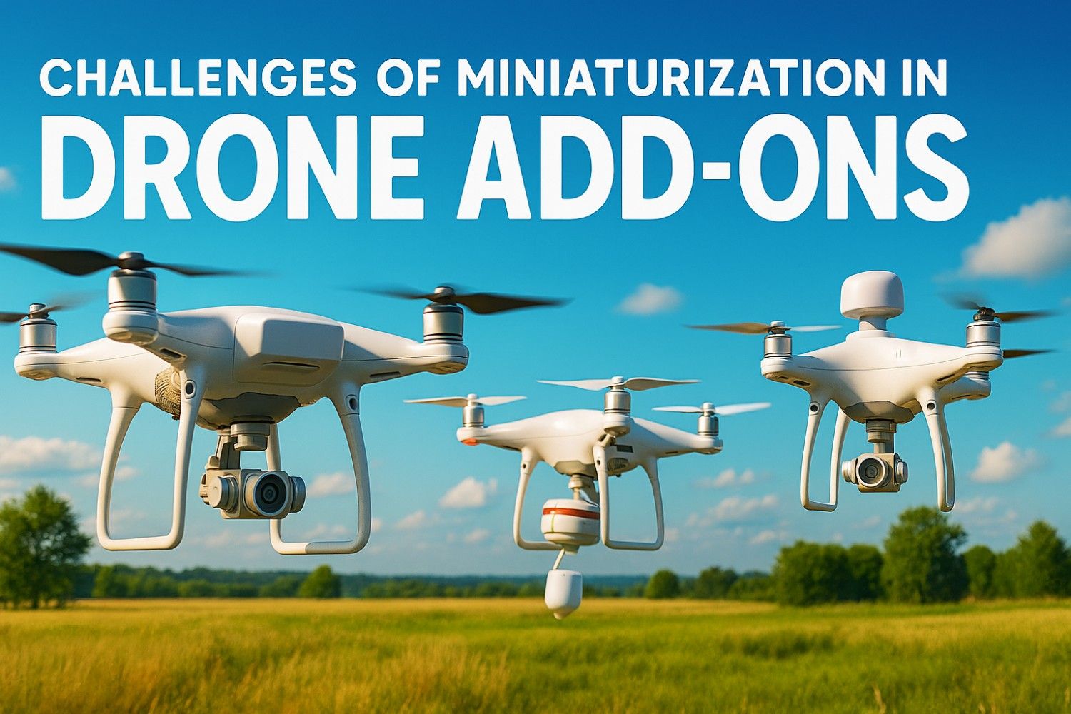 Challenges of Miniaturization in Drone Add-Ons 