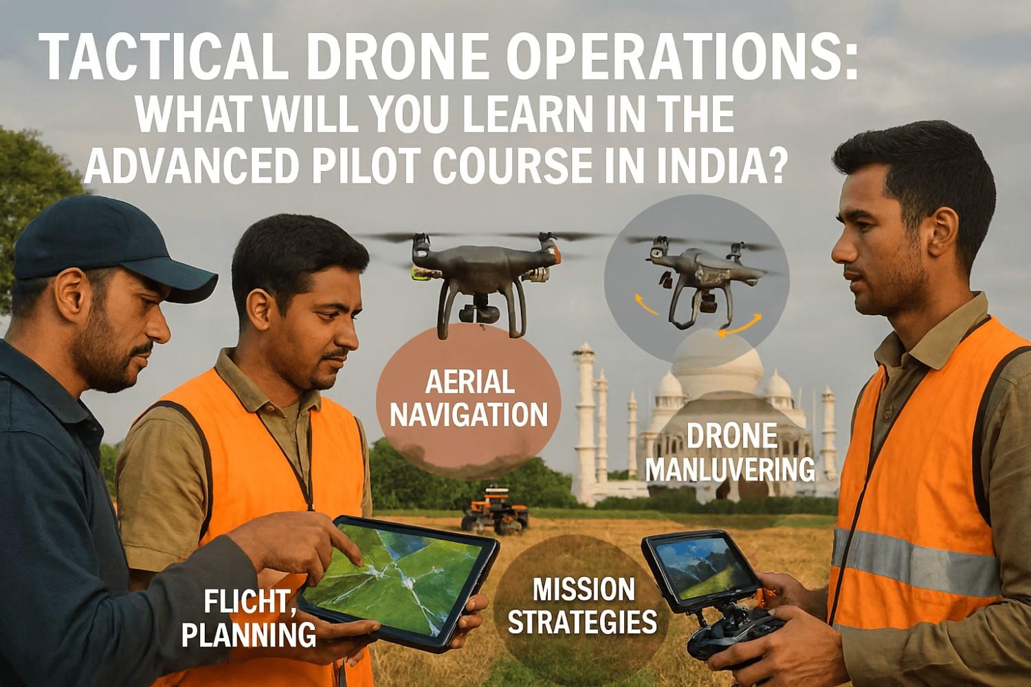 Tactical Drone Operations: What will you learn in Advanced Pilot Course in India?