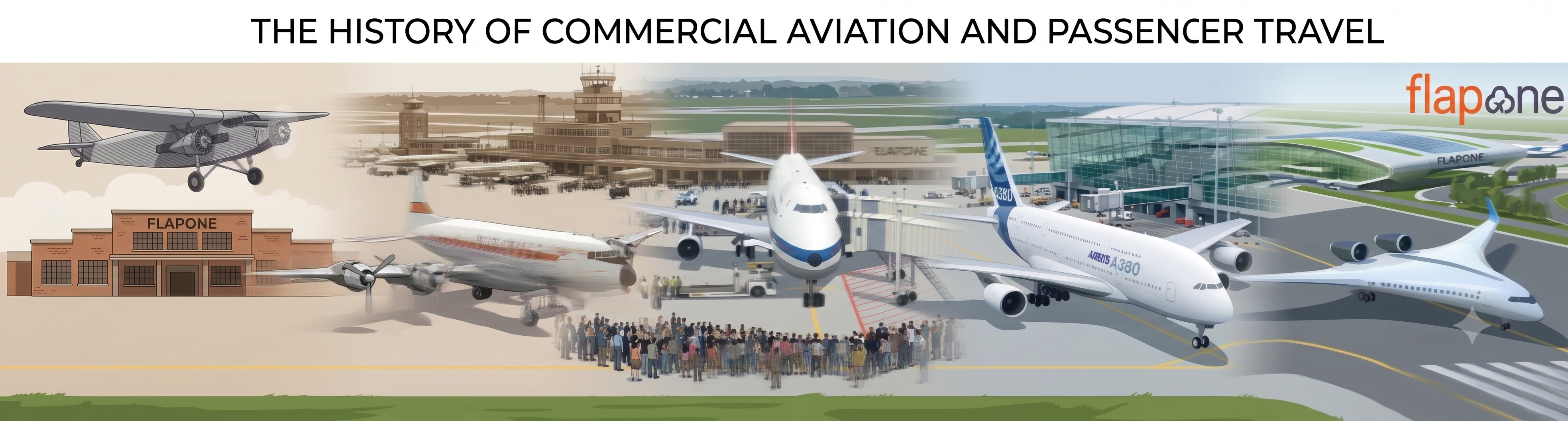 The History of Commercial Aviation and Passenger Travel