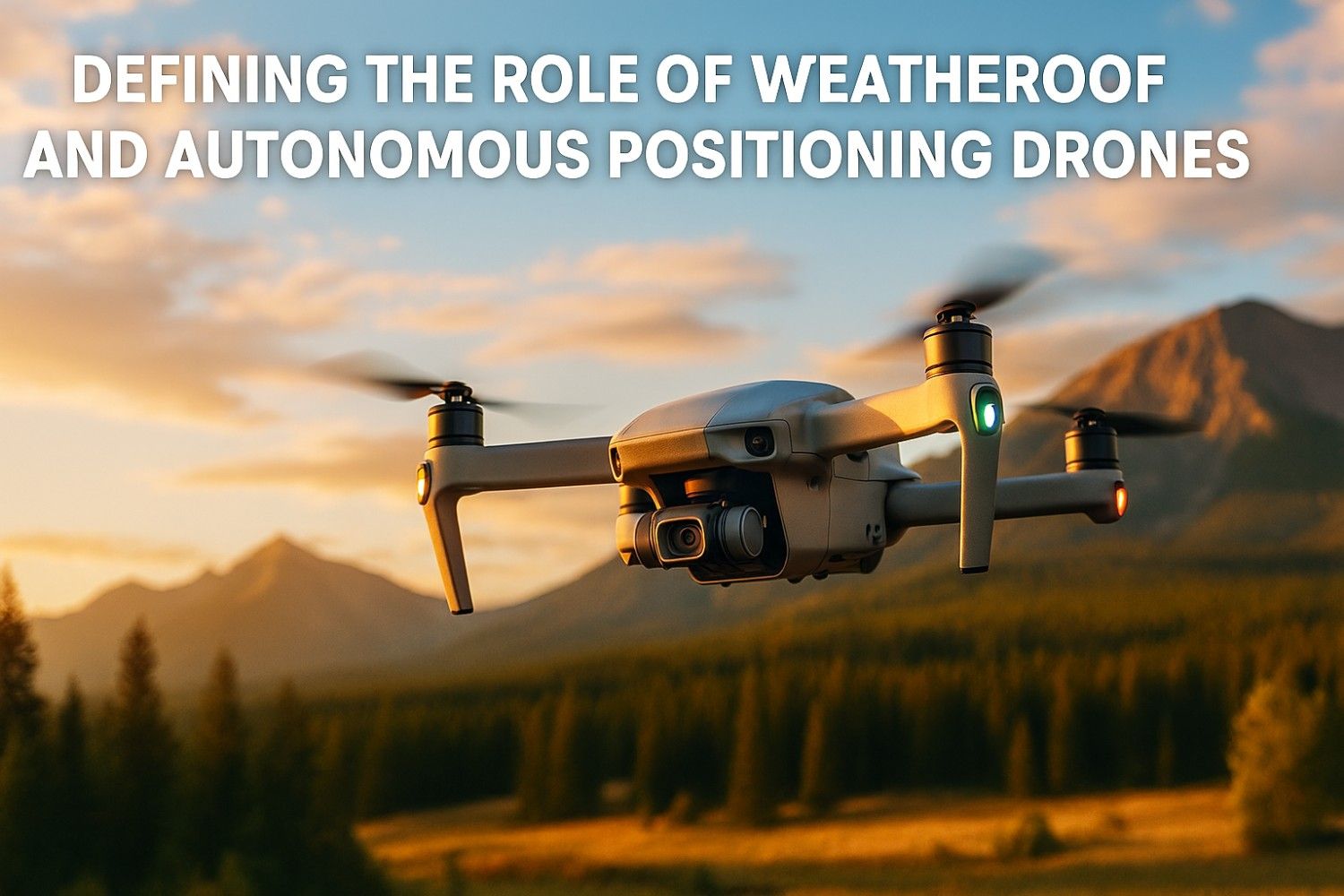 Defining the Role of Weatherproof and Autonomous Positioning Drones - image 1