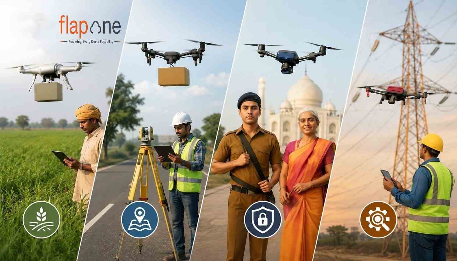 What are the Different Types of Drone Services in India? 