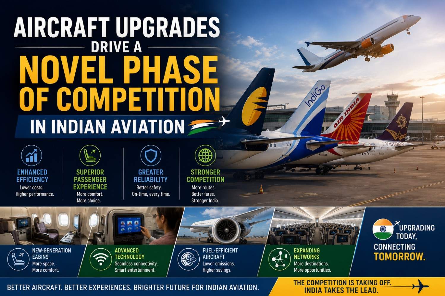 Aircraft Upgrades Drive a Novel Phase of Competition in Indian Aviation