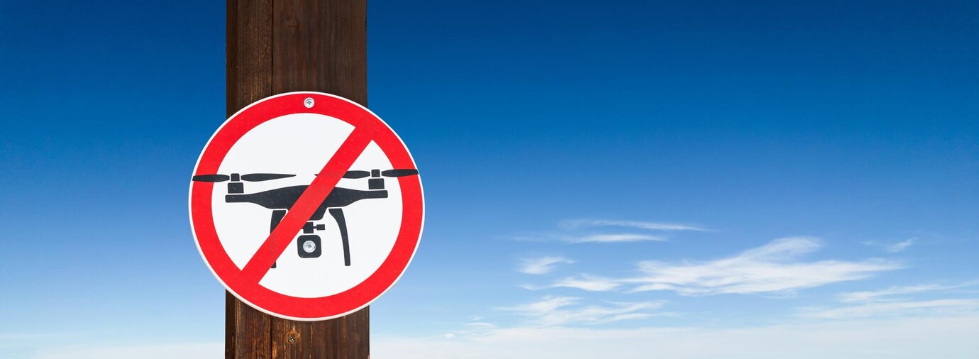 What is the no-fly zone and how would you ensure you're complying with these restrictions? - image 1