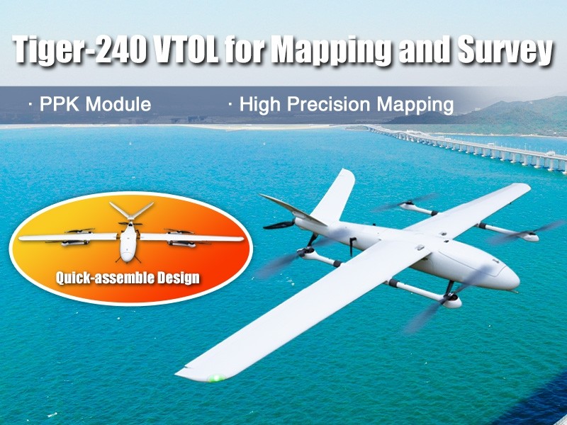 Tiger-240 VTOL Drone for Mapping and Surveying - image 2